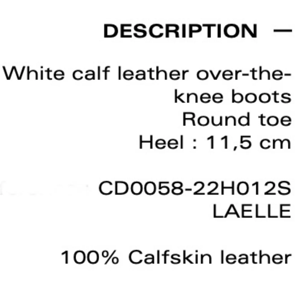 Isabel Marant Laelle Over-The-Knee White Boots Sz 40 ( IT39 / US9  ) New